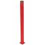 Vestil Steel Pipe Safety Bollard 72 In. x 5-1/2 In, Red