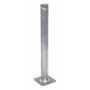 Vestil Aluminum Bollard, 36 Tall, 3 1/2"Diameter Silver