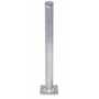 Vestil Aluminum Bollard, 42 Tall, 3 1/2"Diameter Silver