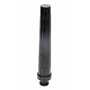 Vestil Ductile Iron Decorative Bollard 28 In. x 3 In. Black