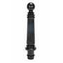 Vestil Ductile Iron Decorative Bollard 28 In. x 5 In. Black
