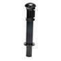 Vestil Ductile Iron Decorative Bollard 28 In. x 7 In. Black