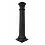 Vestil Ductile Iron Decorative Bollard 38 In. x 8 In. Black