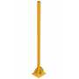 Vestil Steel Fold-Down Galvanized Bollard 42 In. Yellow