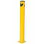 Vestil Steel Pipe Bollard with Slots 48 In. x 5-1/2 In. Yellow