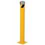 Vestil BOL-JKS-42-4.5 42x4.5 Pipe Bollard w/Steel Cap