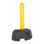 Vestil Plastic Portable Bollard With Base 56-1/2 In. Black