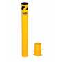 Vestil Steel Removable Pipe Safety Bollard 46 In x 5-1/2 In Yellow