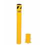 Vestil Steel Removable Pipe Safety Bollard 72 In x 5-1/2 In Yellow