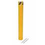 Vestil Steel Pour In Place Bollard 36 In. x 6-1/2 In. Yellow