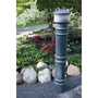 Vestil BPC-DM-LAC-GY 52" Metro Bollard Gray w/AC Light