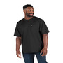 Berne BSM71 Highland Heavyweight Pocket T-Shirt, 6XL, Tall, Black