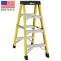 Bauer 352 Series Fiberglass 2-Way Stepladder, Type 1AA,