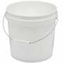 2-Gallon Round Plastic Buckets