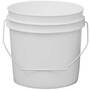 Berlin 250674 White Pail High-Density Polyethylene 1gal