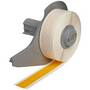 Printer Tape, Vinyl Film, Gloss, Yellow, 1/2 in, 100 ft