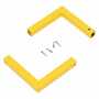 Vestil Pair Safety Rail Corner Connectors