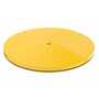Vestil Heavy Duty Round King Pin Carousel 48 In. 4000 Lb. Cap, Yellow