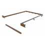 Vestil 104.5"x74"x28" Curb Angle Set