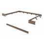 Vestil 56.5"x74"x28" Curb Angle Set