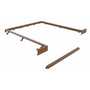 Vestil 86.5"x74"x28" Curb Angle Set