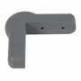 Vestil Rubber Corner Guard 12 Pieces 1-1/16 In. Gray