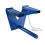 Vestil Steel Coil Lifter Fork Mounted Inverted 48 In 3000 Lb Cap, Blue