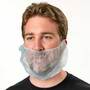 CelluCap BP4RBL Blue Disposable Polypropylene Beard Guards, 21