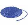 Vestil Steel Bollard Safety Chain 50 Foot 3/16 In. Thickness Blue