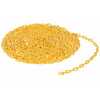 Vestil Steel Bollard Safety Chain 50 Foot 3/16 In. Thickness Yellow