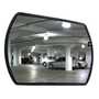Vestil Acrylic Rectangular Convex Outdoor Mirror 30x20 In. Width Silver