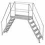 Vestil COL-6-56-44-HDG 6Step 23.5x60in Crossover Ladder G