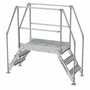 Vestil COL-AL-3-26-33 ALUM LAD 3 STEP 26 WIDE 33 TOP STEP