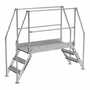 Vestil COL-AL-3-26-44 ALUM LAD 3 STEP 26 WIDE 44 TOP STEP