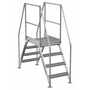 Vestil COL-AL-4-36-23 ALUM LAD 4 STEP 36 WIDE 23 TOP STEP