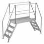 Vestil COL-AL-4-36-44 ALUM LAD 4 STEP 36 WIDE 44 TOP STEP
