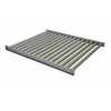 Vestil Steel Gravity Roller Conveyor 52 In. x 60 In. 5000 Cap, Silver