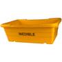 Yellow INEDIBLE Printed On 2 Sides Food Grade Poly Lugs 100lb Cap