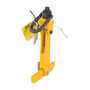 Vestil Steel Reel Lifter 2-1/2 In. to 4 In, 3000 Lb. Cap, Yellow