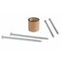 Vestil 4Pk. Car Stop Asphalt Hardware Kit