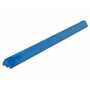 Vestil Recycled Plastic Car Stop 72 In. x 6 In. x 4 In, Blue
