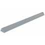 Vestil Recycled Plastic Car Stop 72 In. x 6 In. x 4 In, Gray