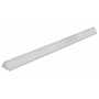 Vestil Recycled Plastic Car Stop 72 In. x 6 In. x 4 In. White