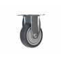 Vestil CST-B28-4X1TPR-R Rubber Rigid Caster 4x1 .22K Dk Gy