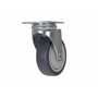Vestil CST-B28-4X1TPR-S Rubber Swivel Caster 4x1 .22K Dk Gy