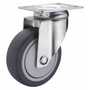 Vestil CST-B28-5X1TPR-S Rubber Swivel Caster 5x1 308lb Gray