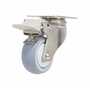 Vestil CST-E-SS-3X1TPR-SWTB Rubber Swivel Total Brake 3x1 225lb