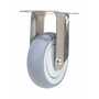 Vestil CST-E-SS-4X1TPR-R Rubber Rigid Caster 4x1 450lb Gray