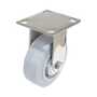 Vestil CST-E-SS-5X2TPR-R Rubber Rigid Caster 5x2 .5K Gray