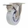 Vestil CST-E-SS-6X2TPR-SWTB Rubber Swivel Total Brake 6x2 .6K